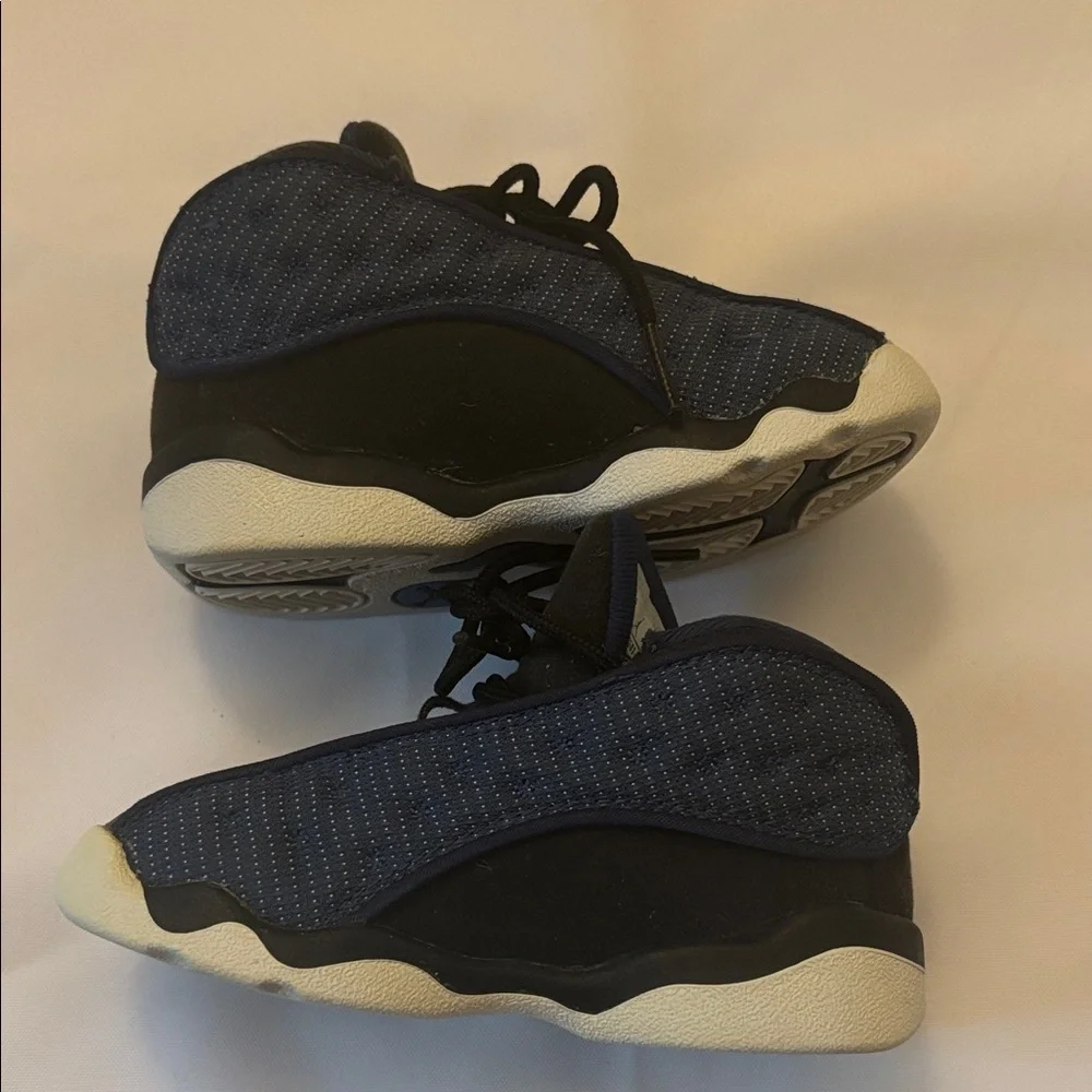 Jordan 12 Retro Sneakers Blue / Black / White Toddler Size 8C GUC